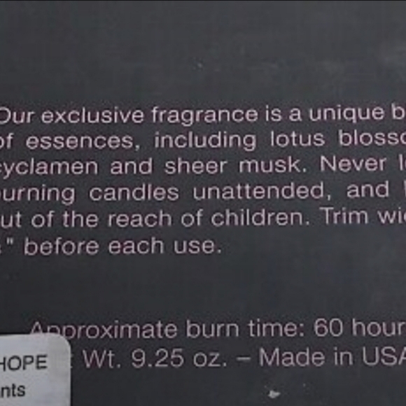 RARE VERA BRADLEY CANDLE OF HOPE PINK ELEPHANTS - Picture 2 of 2